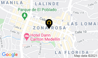 Mapa de Tour Gastronómico en Envigado