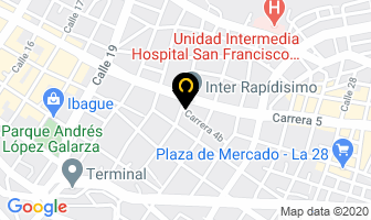 Mapa de Tovar Núñez Marisol en Ibagué