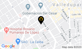Mapa de Toyo Saavedra Mobiliarios en Valledupar