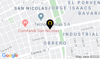Mapa de Toyocamperos Ltda. en Cali