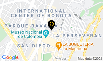 Mapa de T.p. Group S.a. en Bogotá D.C