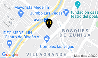 Mapa de Tracker De Colombia S.a. en Medellín