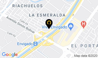 Mapa de Tractocentro Colombia en Itaguí
