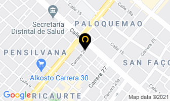 Mapa de Tractor Fiat Ltda en Bogotá D.C