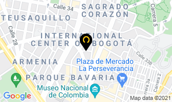 Mapa de Traducciones Técnicas T&t en Bogotá D.C
