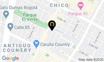 Mapa de Traje Elegante El Virrey en Bogotá D.C