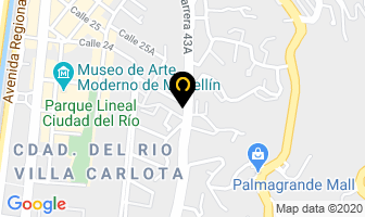 Mapa de Tramites & Asesoria en Medellín