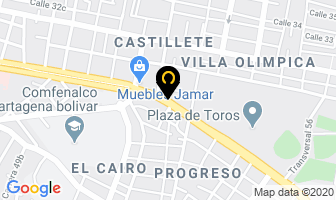 Mapa de Trámites De Tránsito en Cartagena