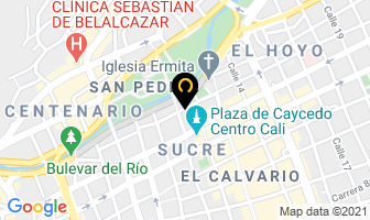 Mapa de Tramites Valencia en Cali