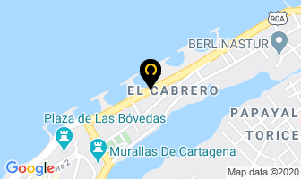 Mapa de Transcarf Ltda. en Cartagena