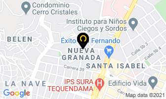 Mapa de Transcripciones Mecanográficas Ltda. en Cali