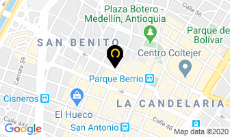 Mapa de Transformadores R.c. en Medellín