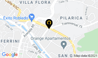 Mapa de Transgavirias Ltda. en Medellín