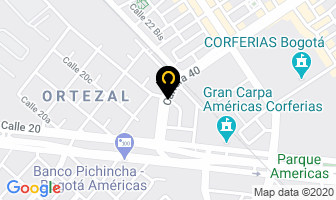 Mapa de Transpack Ltda. en Bogotá D.C
