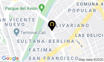 Mapa de Transportadora Las Américas Ltda. en Cali