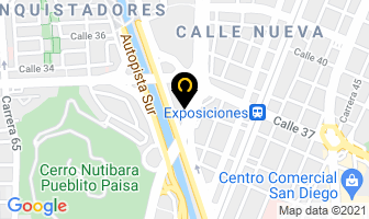 Mapa de Transportadora Servan Autos en Medellín