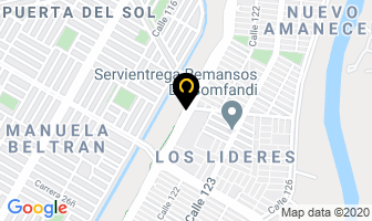 Mapa de Transporte Alfonso López en Cali