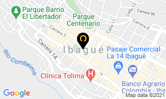 Mapa de Transporte Combeima S.a. en Ibagué