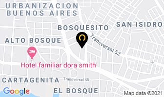 Mapa de Transporte De Libre Comercio S.a. en Cartagena