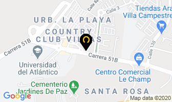 Mapa de Transporte J.c.o. Ltda. en Barranquilla