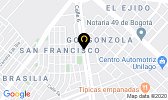 Mapa de Transporte Rápido Nariño Ltda. en Bogotá D.C