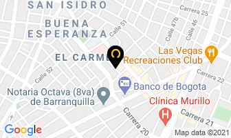 Mapa de Transporte Rosed en Barranquilla