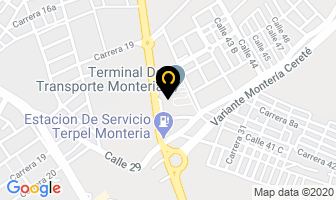 Mapa de Transporte San Jorge en Montería