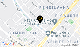 Mapa de Transportes Auto Alfan Sas en Bogotá D.C