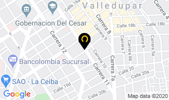 Mapa de Transportes Chevalier Ltda. en Valledupar