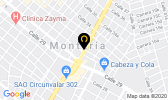 Mapa de Transportes El Cordobés en Montería