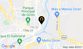 Mapa de Transportes Girón en Bucaramanga