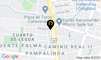 Mapa de Transportes Integrales De Carga Ltda. en Cali