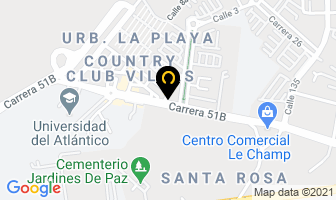 Mapa de Transportes Jao Ltda. en Barranquilla