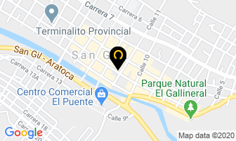 Mapa de Transportes Lidetran S.a. en San Gil