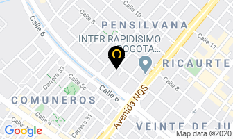Mapa de Transportes Logística Torres en Bogotá D.C