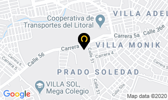 Mapa de Transportes Lolaya Ltda. en Soledad