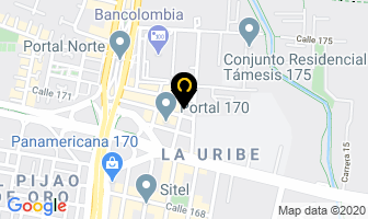 Mapa de Transportes Mudamos Express Ltda en Bogotá D.C