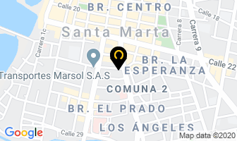 Mapa de Transportes Multiservicios Ltda. en Santa Marta