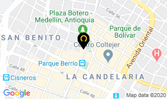 Mapa de Transportes Primavera S.a. en Medellín