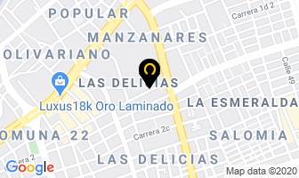 Mapa de Transportes Rodriguez en Cali