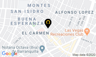 Mapa de Transportes Santiago en Barranquilla
