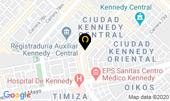 Mapa de Transportes Teve Sas en Bogotá D.C