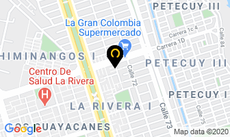 Mapa de Transporto Cali en Cali