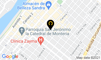 Mapa de Transtur en Montería