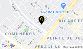 Mapa de Trasteos Alianza en Bogotá D.C
