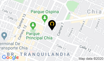 Mapa de Trasteos De La Sabana Chia en Chía