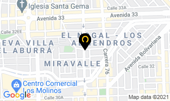 Mapa de Trasteos Germán Jiménez en Medellín