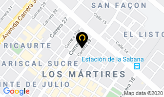 Mapa de Trasvac E.u. en Bogotá D.C