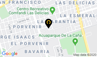 Mapa de Trater-tratamientos Térmicos en Cali