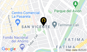 Mapa de Tren Turisco Cafe Y Azucar en Cali